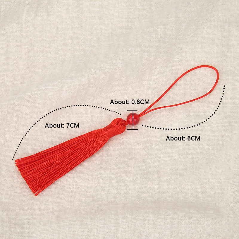 10 Stück Polyester-Seidenquast – Beaded Trim Fringe Bewertung und Preis