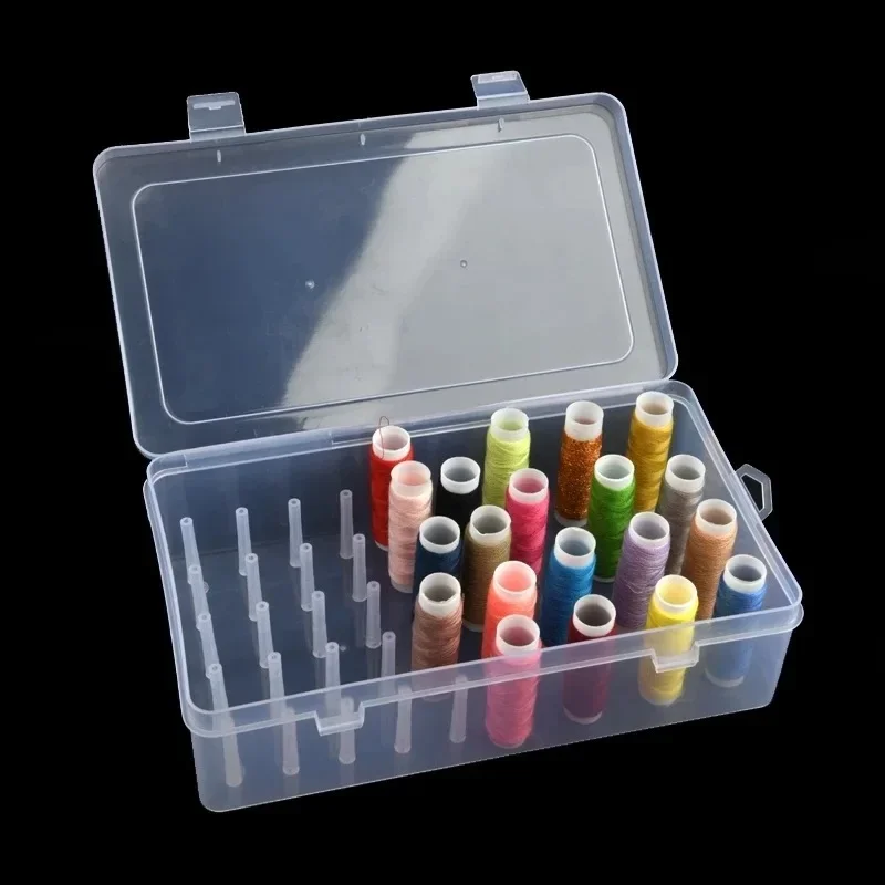 Neue Nähgarn-Box, 42 Stück, Sp – Craft Embellishment Storage Bewertung und Preis