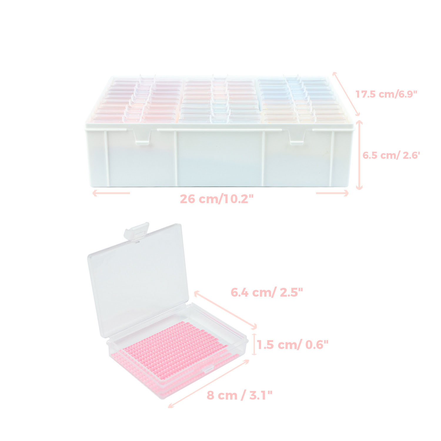 Diamond Painting Kunst-Set mit – Craft Embellishment Storage Bewertung und Preis